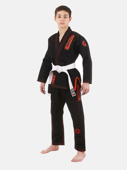 Advance Kids BJJ Gi Black, Photo № 4