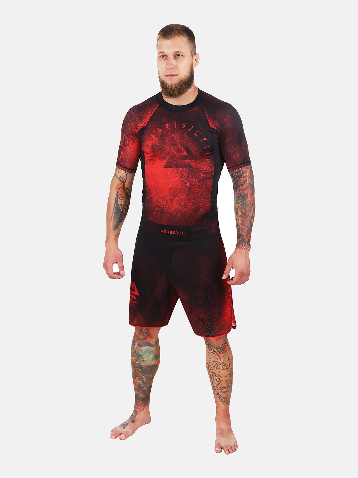 Peresvit Overpower Red Short Sleeve Rashguard, Photo № 4