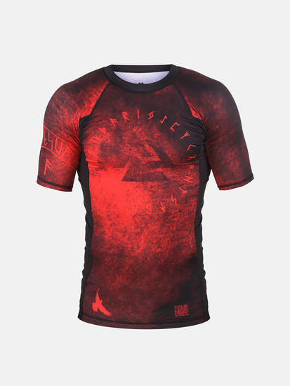 Peresvit Overpower Red Short Sleeve Rashguard