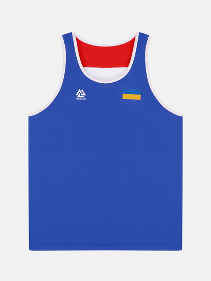 Peresvit Adult Reversible Boxing Singlet Red Blue, Photo № 3