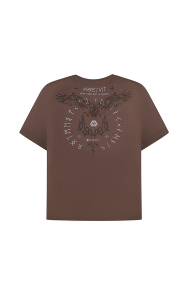 Peresvit Oversized Sacred Tree T-shirt Light Brown, Photo № 9