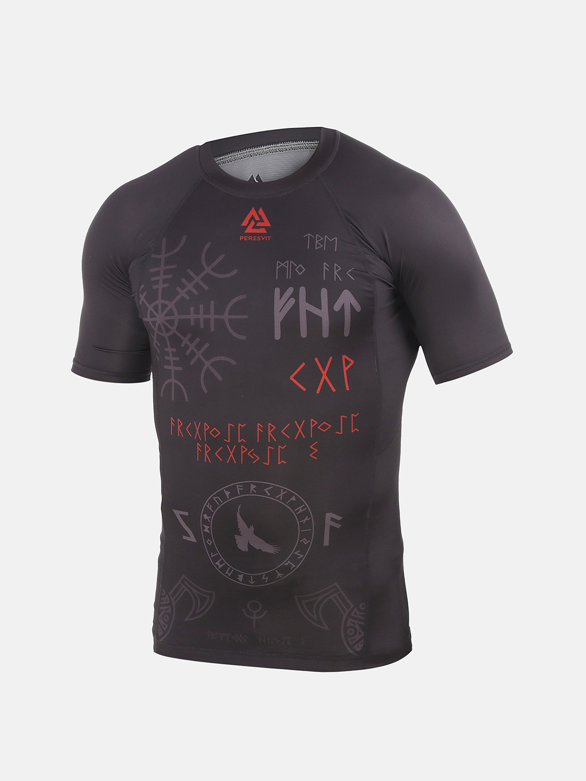 Peresvit Valhalla Black Short Sleeve Rashguard, Photo № 3