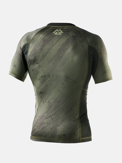 Peresvit Immortal 2.0 Military Green Short Sleeve Rash Guard, Photo № 4