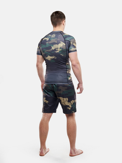 Peresvit Grunge Camo Short Sleeve Rashguard, Photo № 7