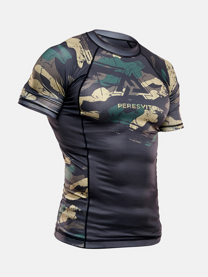 Peresvit Grunge Camo Short Sleeve Rashguard, Photo № 3