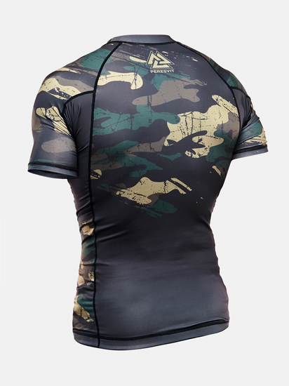 Peresvit Grunge Camo Short Sleeve Rashguard, Photo № 2
