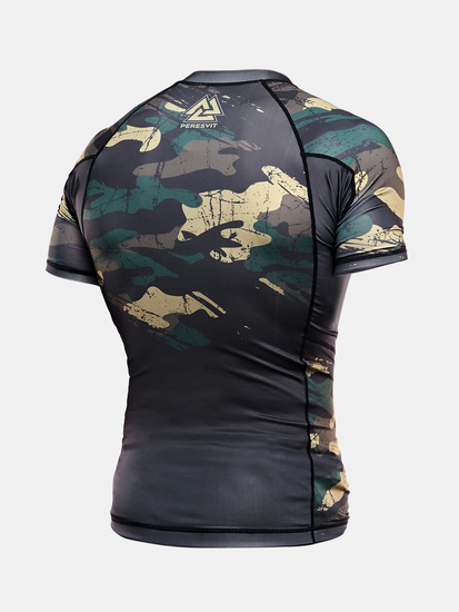 Peresvit Grunge Camo Short Sleeve Rashguard, Photo № 4