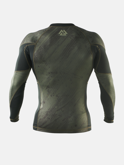 Peresvit Immortal 2.0 Military Green Long Sleeve Rash Guard, Photo № 2