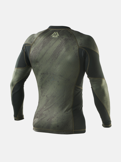 Peresvit Immortal 2.0 Military Green Long Sleeve Rash Guard, Photo № 4