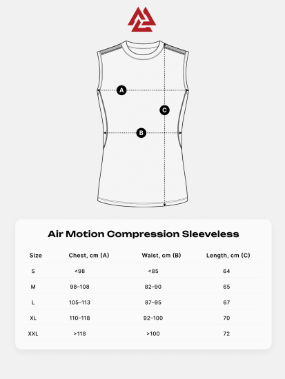 Air Motion Sleeveless Red Black, Photo № 5