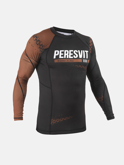 Peresvit Ranked Rashguard Longsleeve Brown, Photo № 7