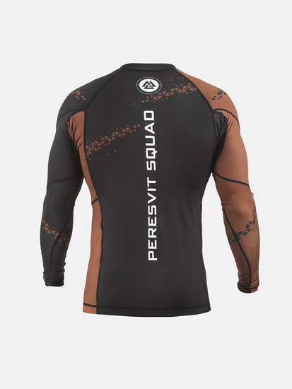 Peresvit Ranked Rashguard Longsleeve Brown, Photo № 2