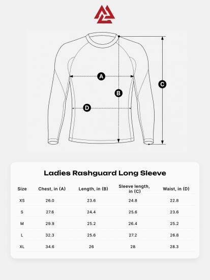 Sparkle Ladies Rashguard Long Sleeve, Photo № 8