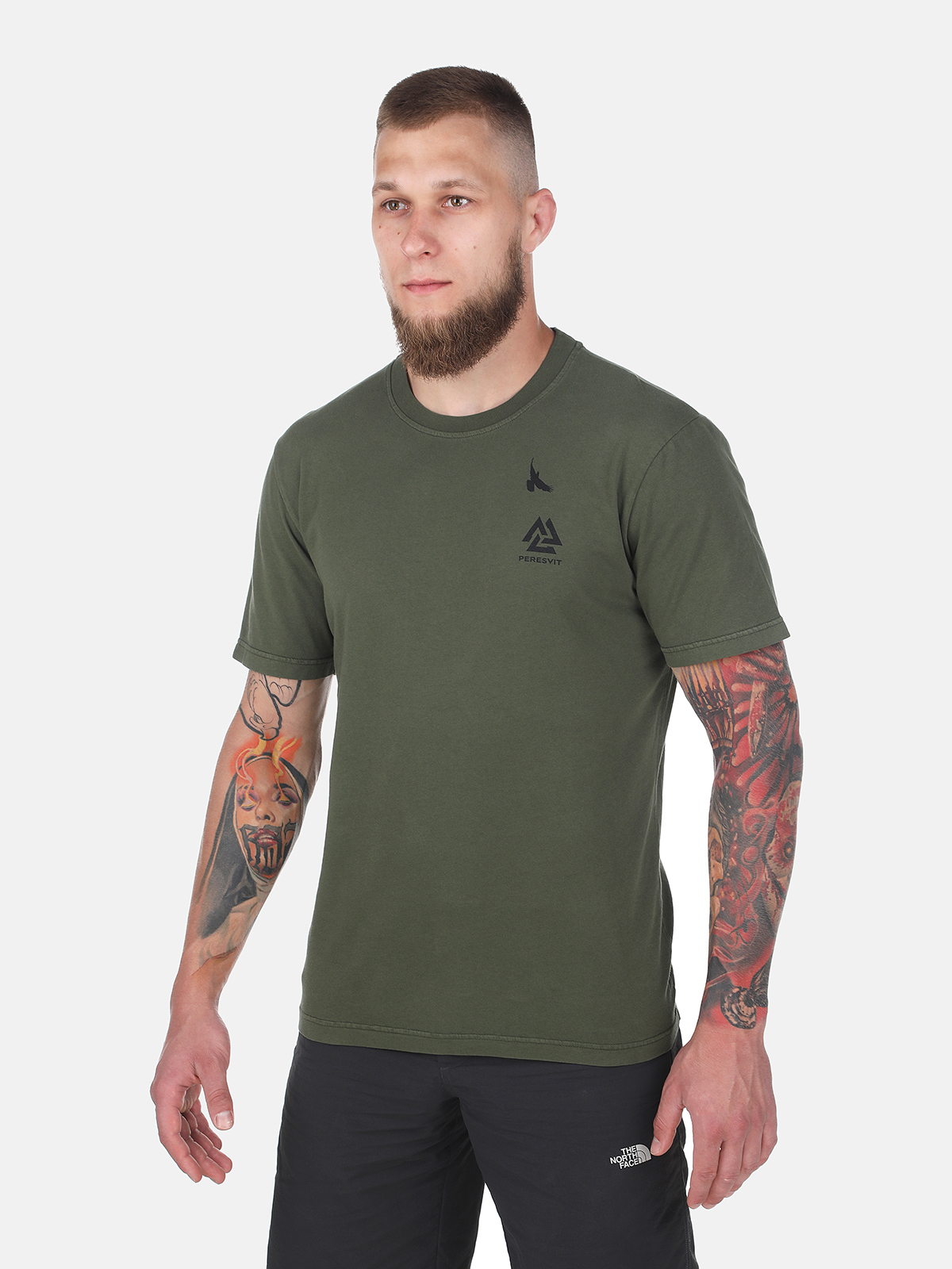 Warrior Freedom Sage T-shirt Green, Photo № 4