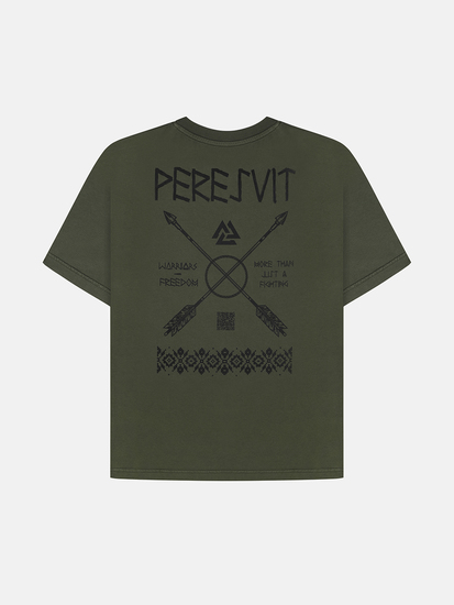 Warrior Freedom Sage T-shirt Green, Photo № 2